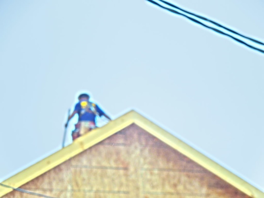 guy up on roof cool image that i made